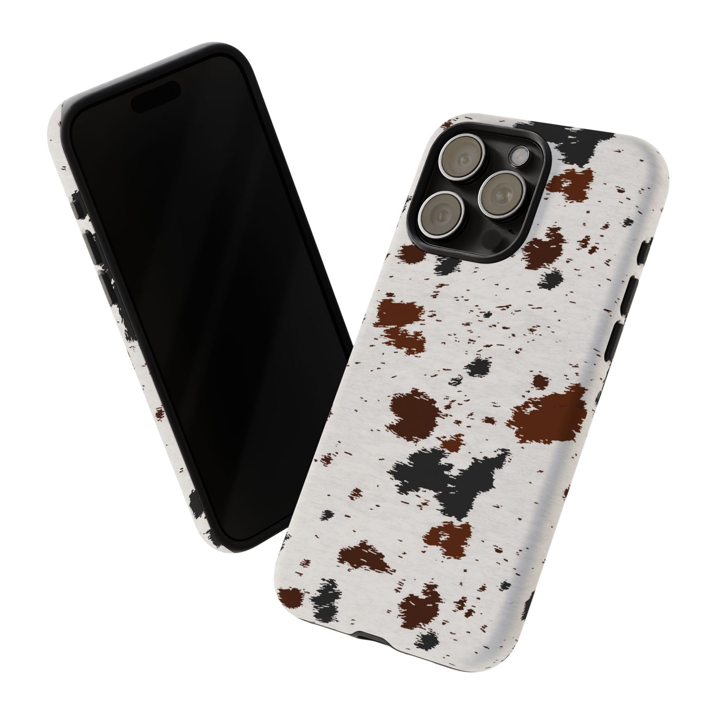 iPHONE Cow Print Tough Phone Case l GIFT FOR HIM AND HER