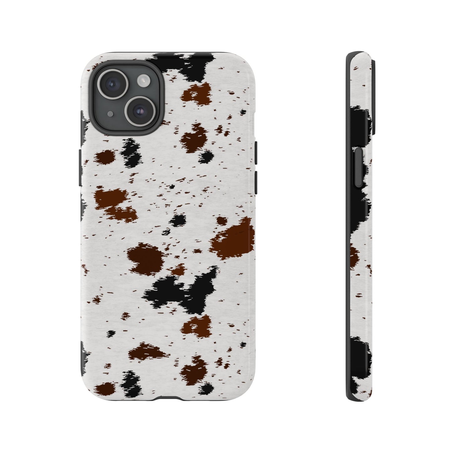 iPHONE Cow Print Tough Phone Case l GIFT FOR HIM AND HER