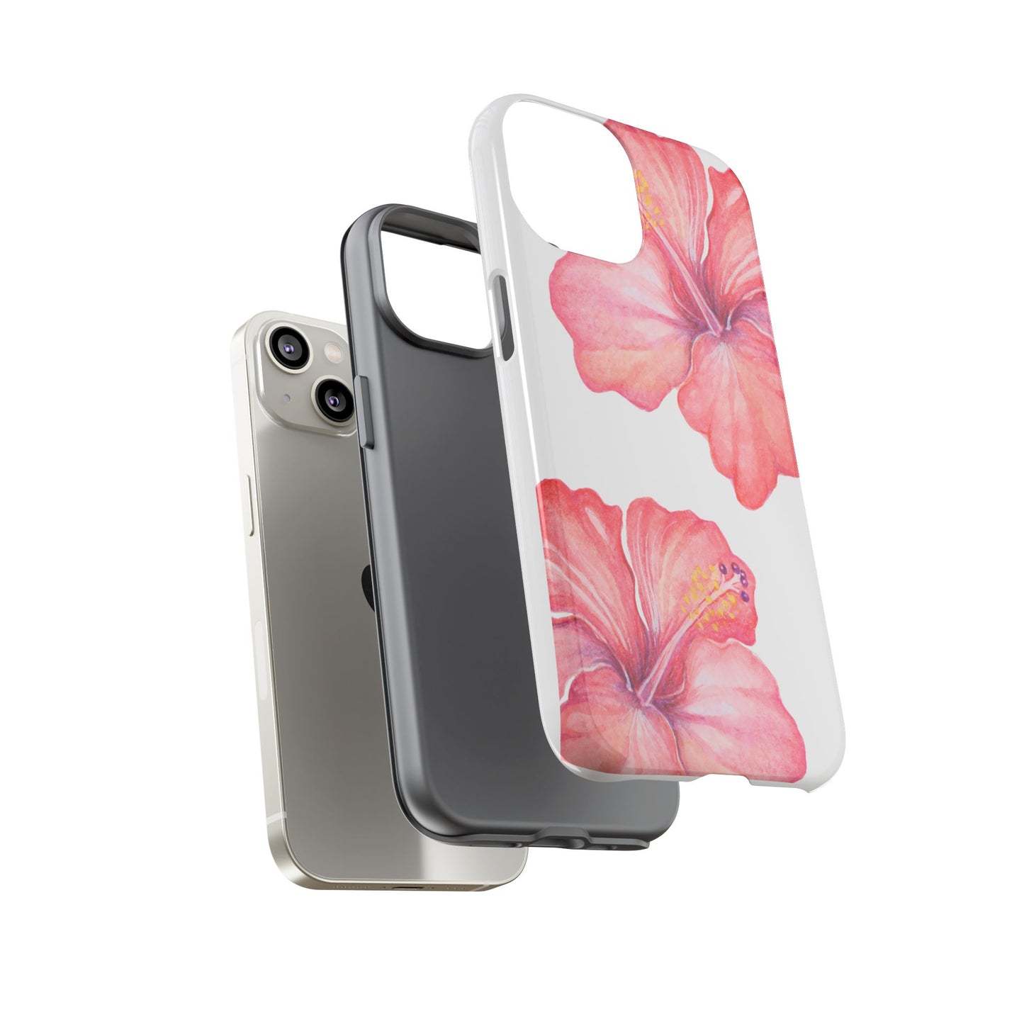 iPHONE Hibiscus Tough Case l Summer Vibe Mobile Case