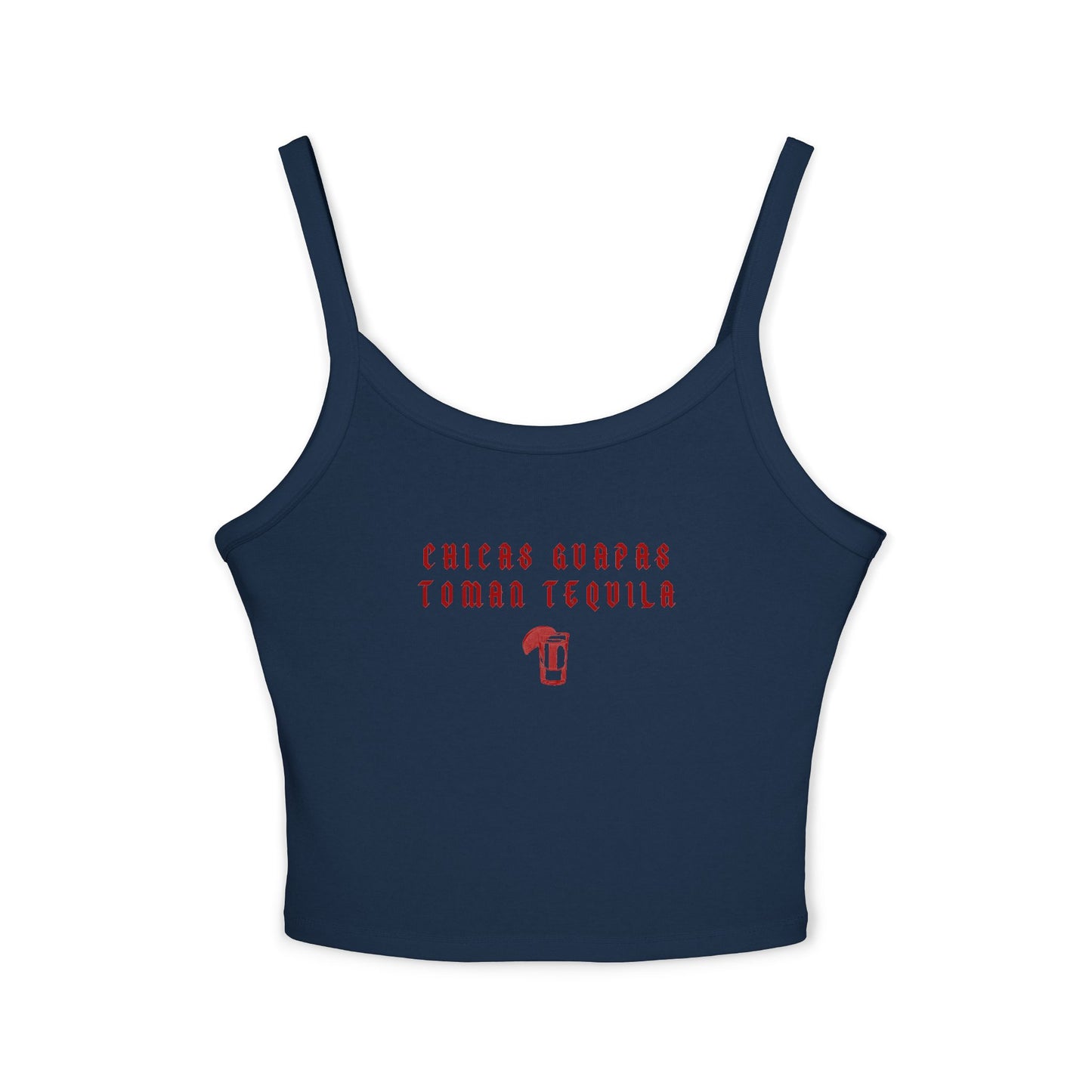 Chicas Guapas Toman Tequila Camiseta de Tirantes Finos para Mujer - Prenda de Verano de Moda