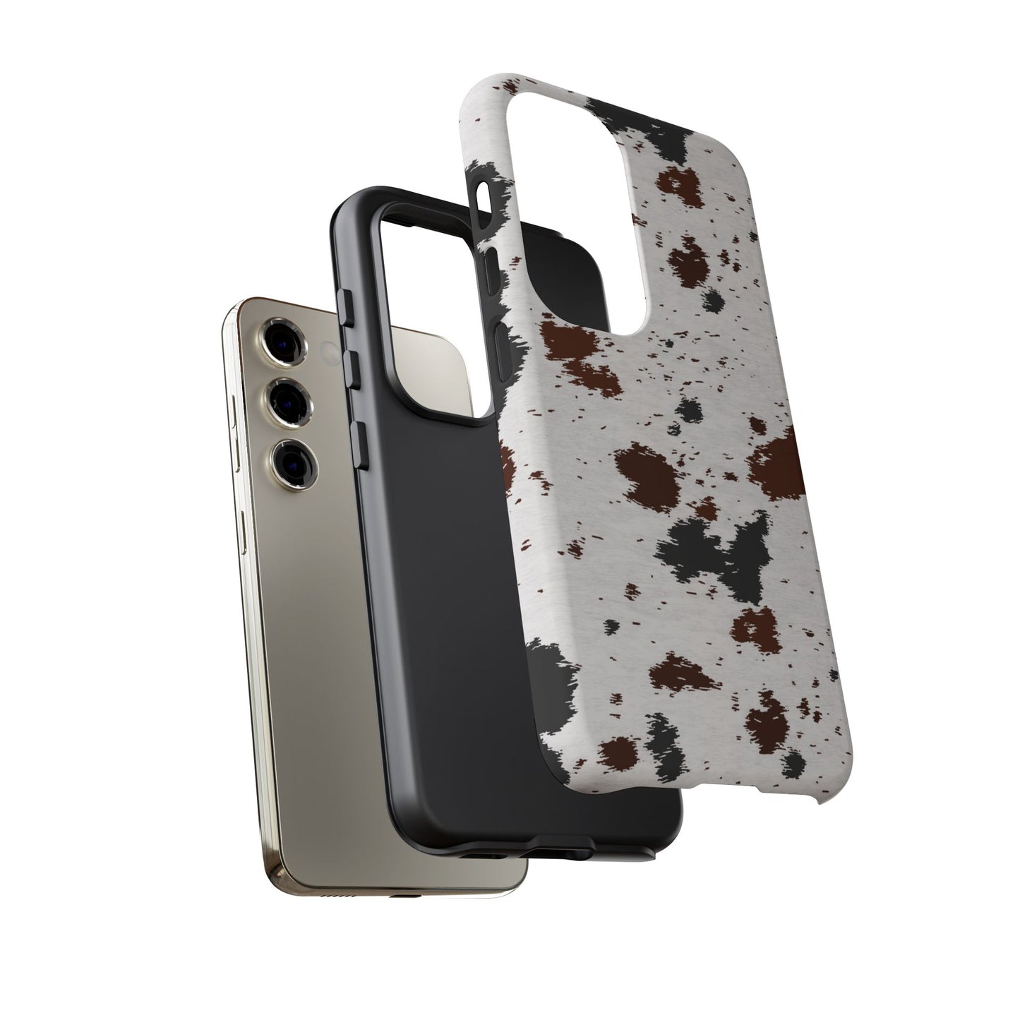 SAMSUNG Cow Print Tough Phone Case l GIFT FOR HIM AND HER