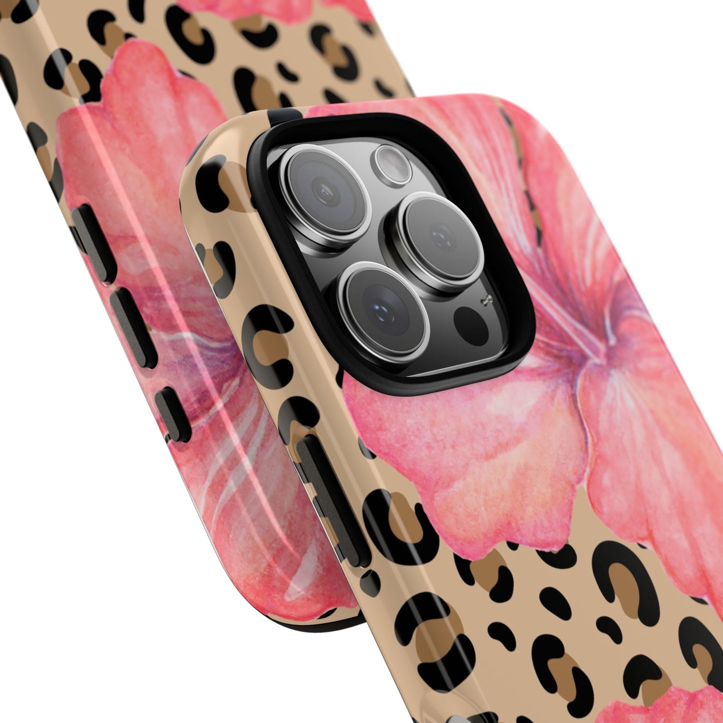 Leopard and Hibiscus iPHONE Tough Cases l Perfect for the Summer