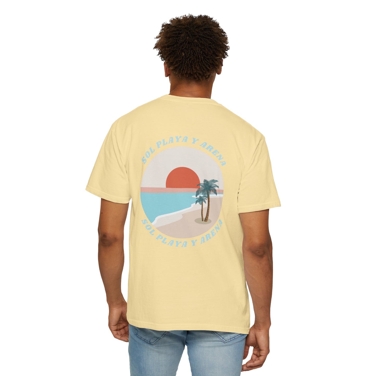 "Sol, Playa, y Arena" Beach Vibe T-Shirt Summer Apparel l Unisex Casual Wear
