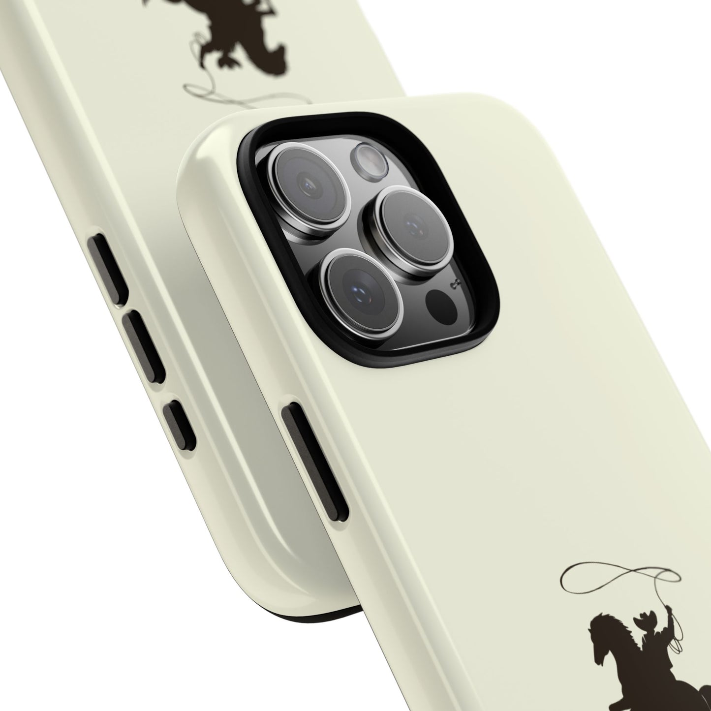 iPHONE Western Horse Rider Phone Case l Durable Phone Cover, Cowboy Style, Tough Case