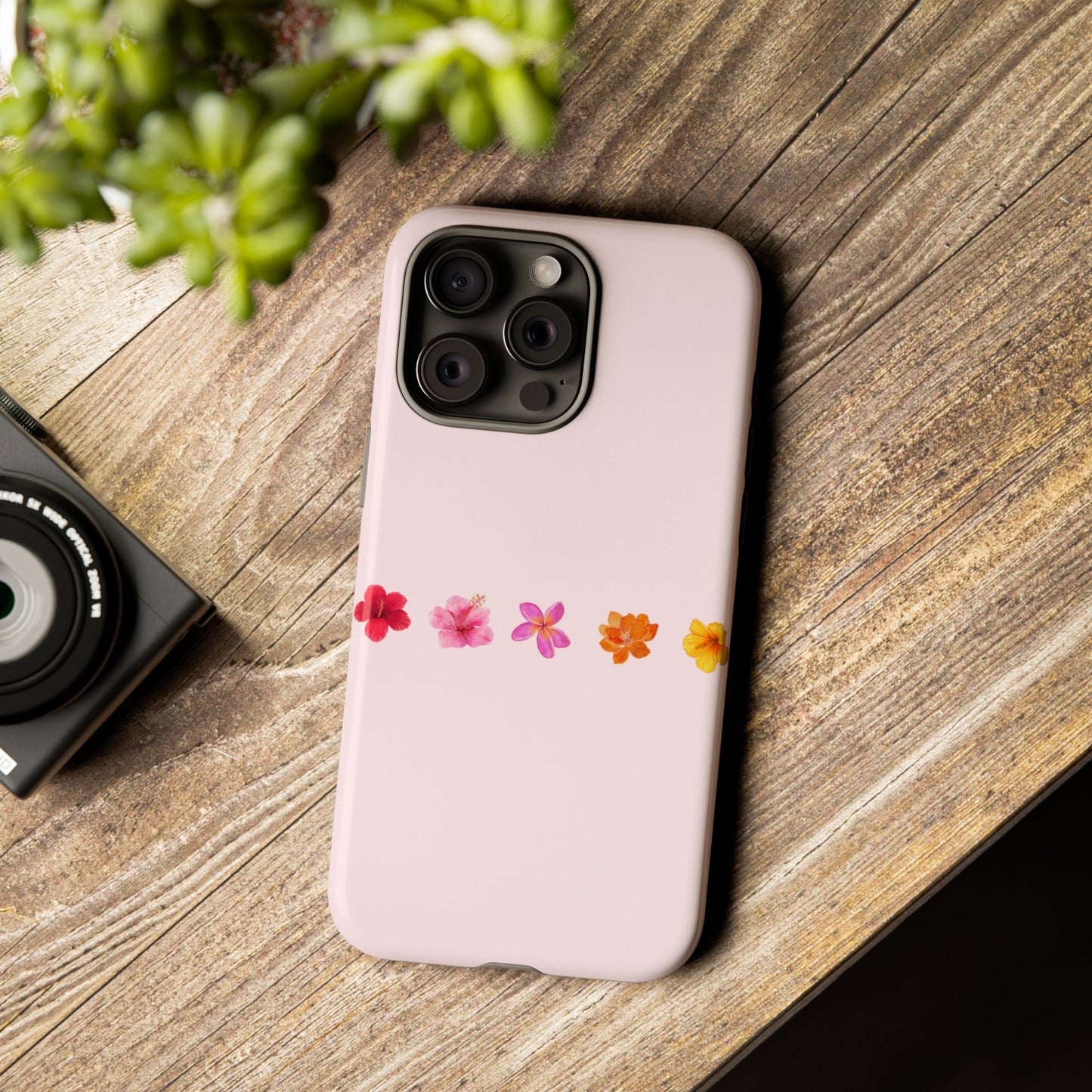 iPHONE Flower-Patterned Phone Case l Tough Cases for Women