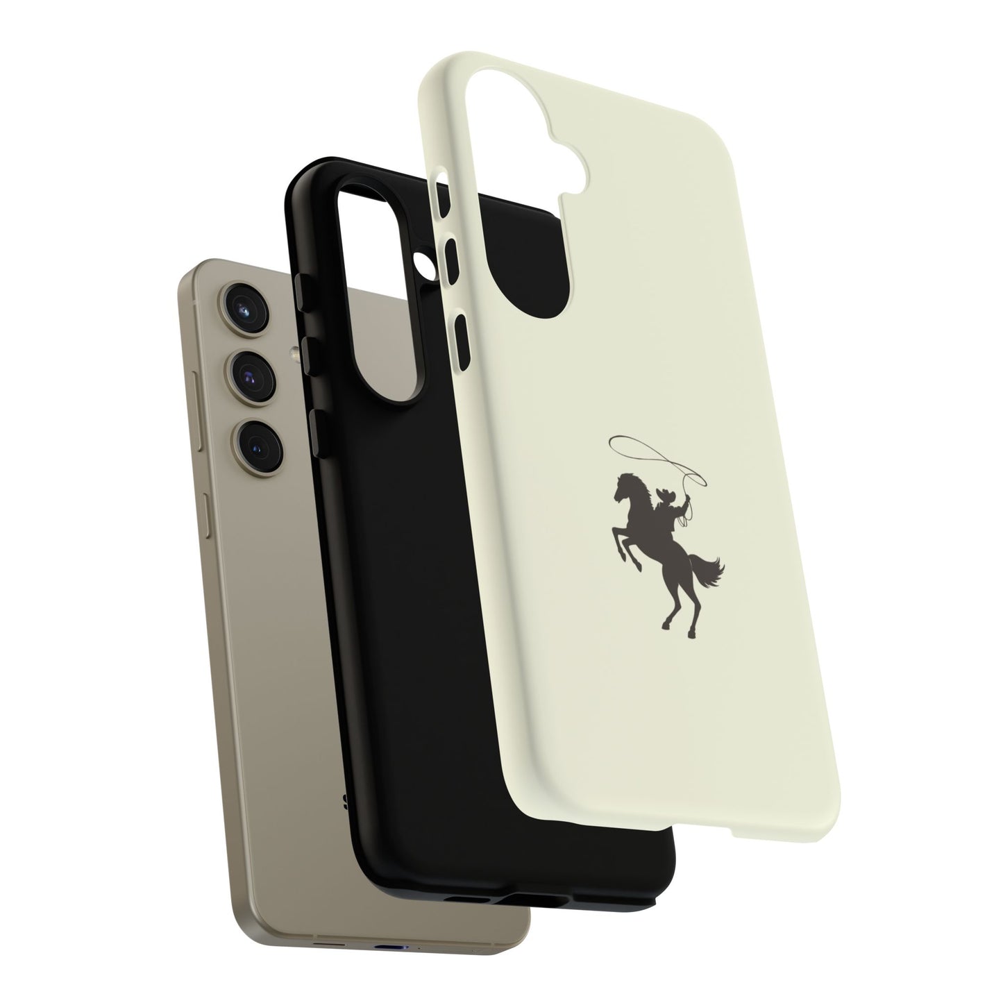 SAMSUNG Western Horse Rider Phone Case l Durable Phone Cover, Cowboy Style, Tough Case