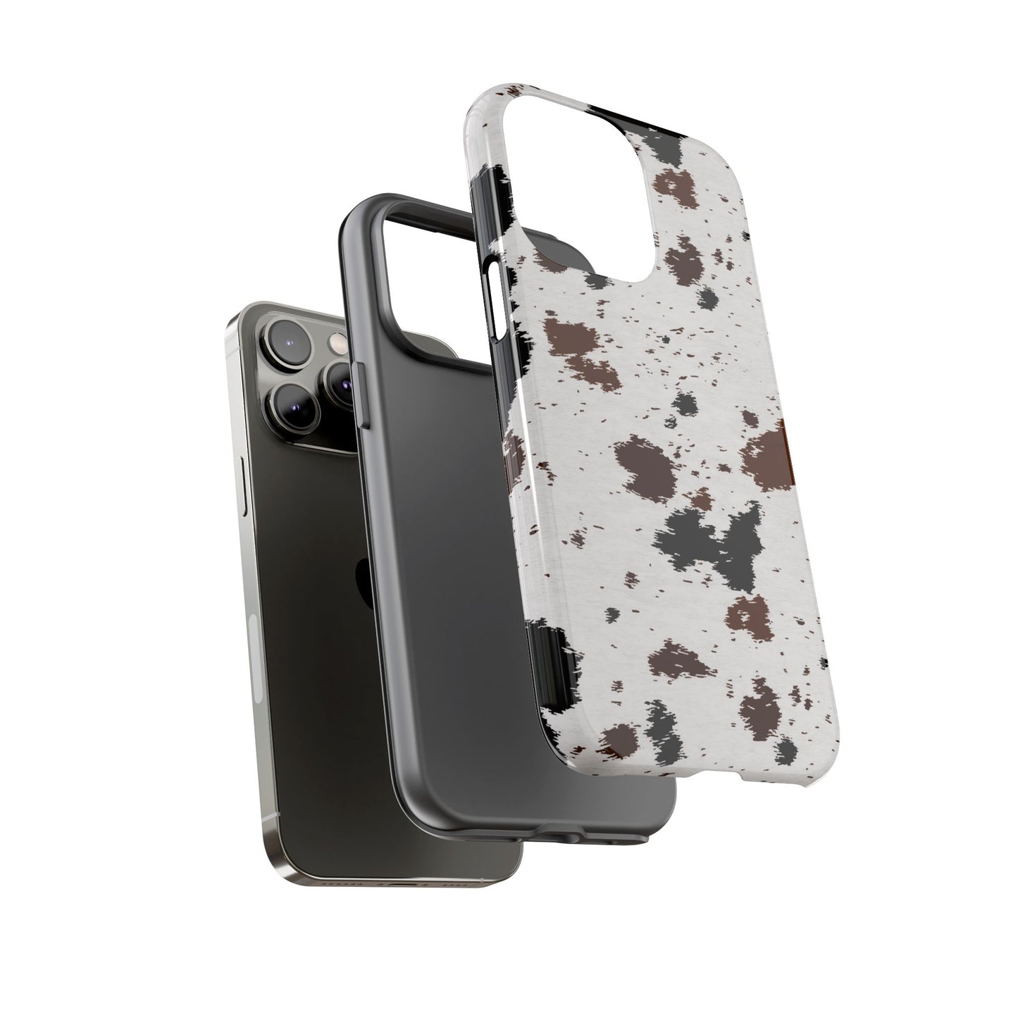 iPHONE Cow Print Tough Phone Case l GIFT FOR HIM AND HER