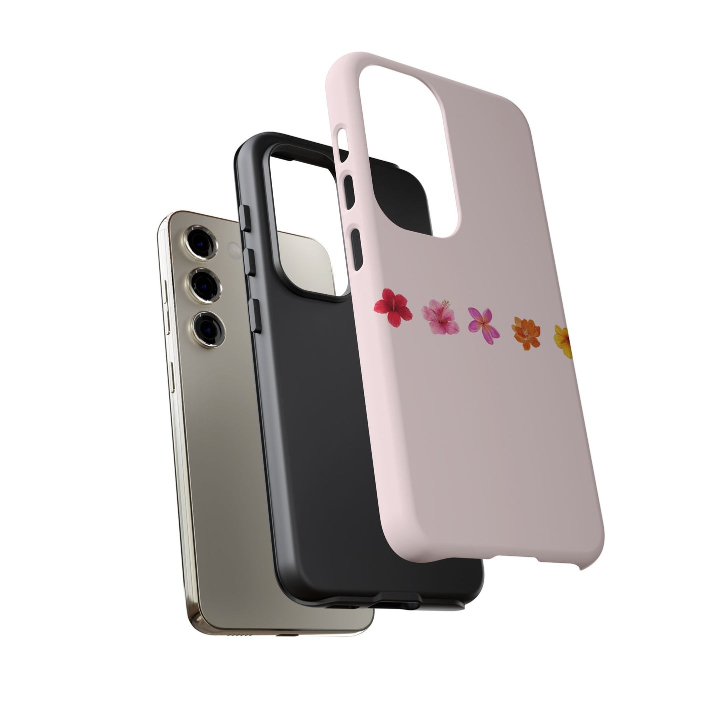 SAMSUNG Flower-Patterned Phone Case l Tough Cases for Women