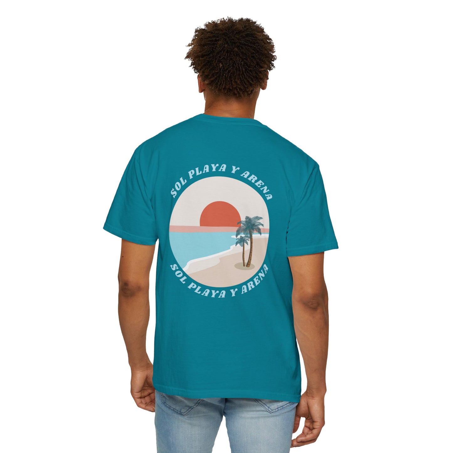 "Sol, Playa, y Arena" Beach Vibe T-Shirt Summer Apparel l Unisex Casual Wear