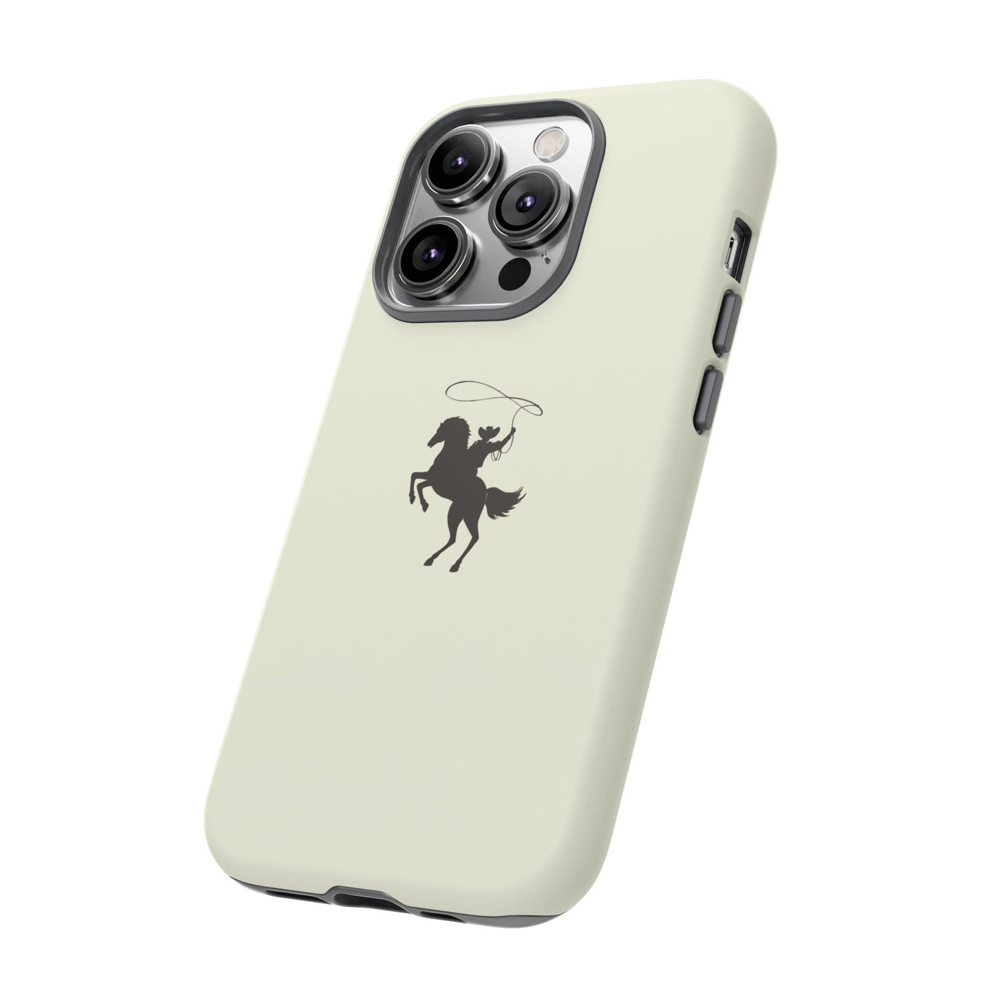 iPHONE Western Horse Rider Phone Case l Durable Phone Cover, Cowboy Style, Tough Case