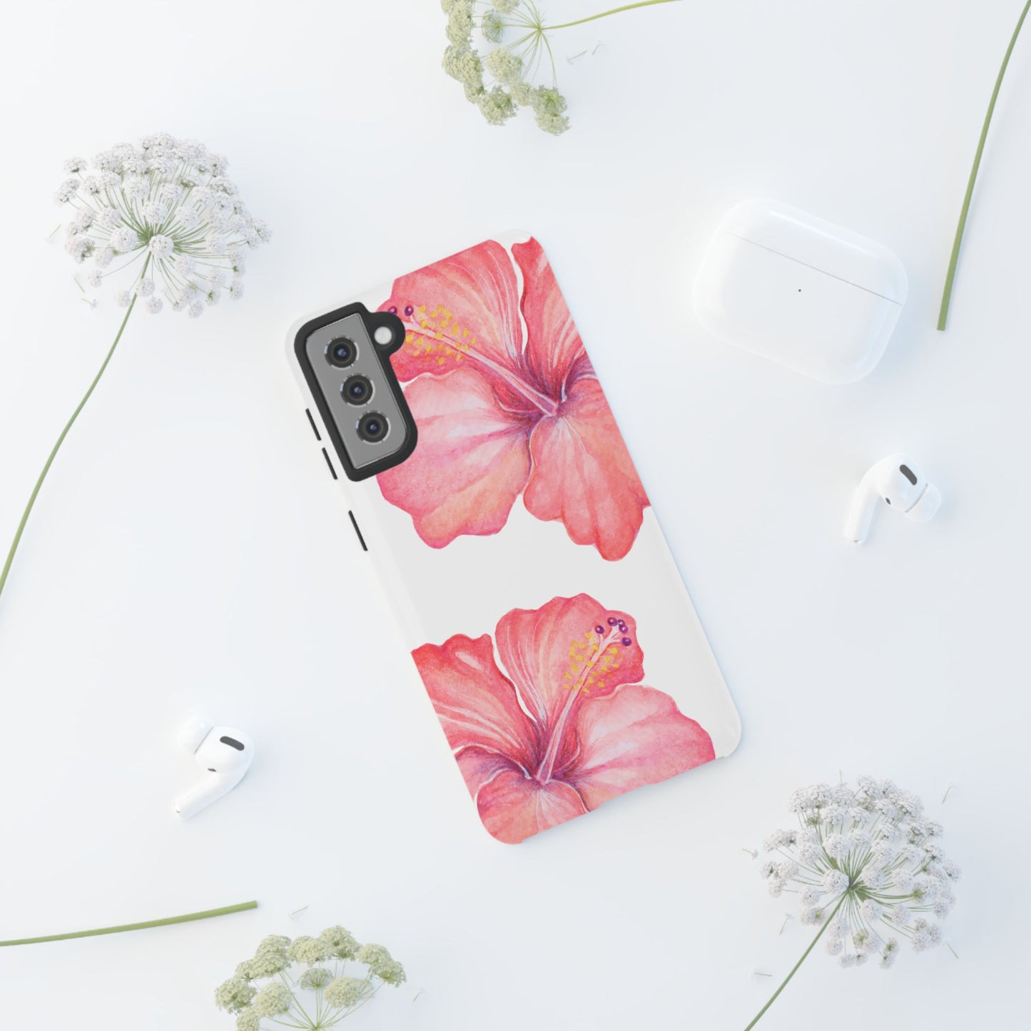 SAMSUNG Hibiscus Tough Case l Summer Vibe Mobile Case