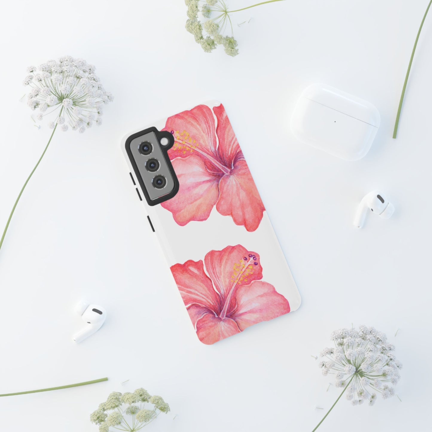SAMSUNG Hibiscus Tough Case l Summer Vibe Mobile Case