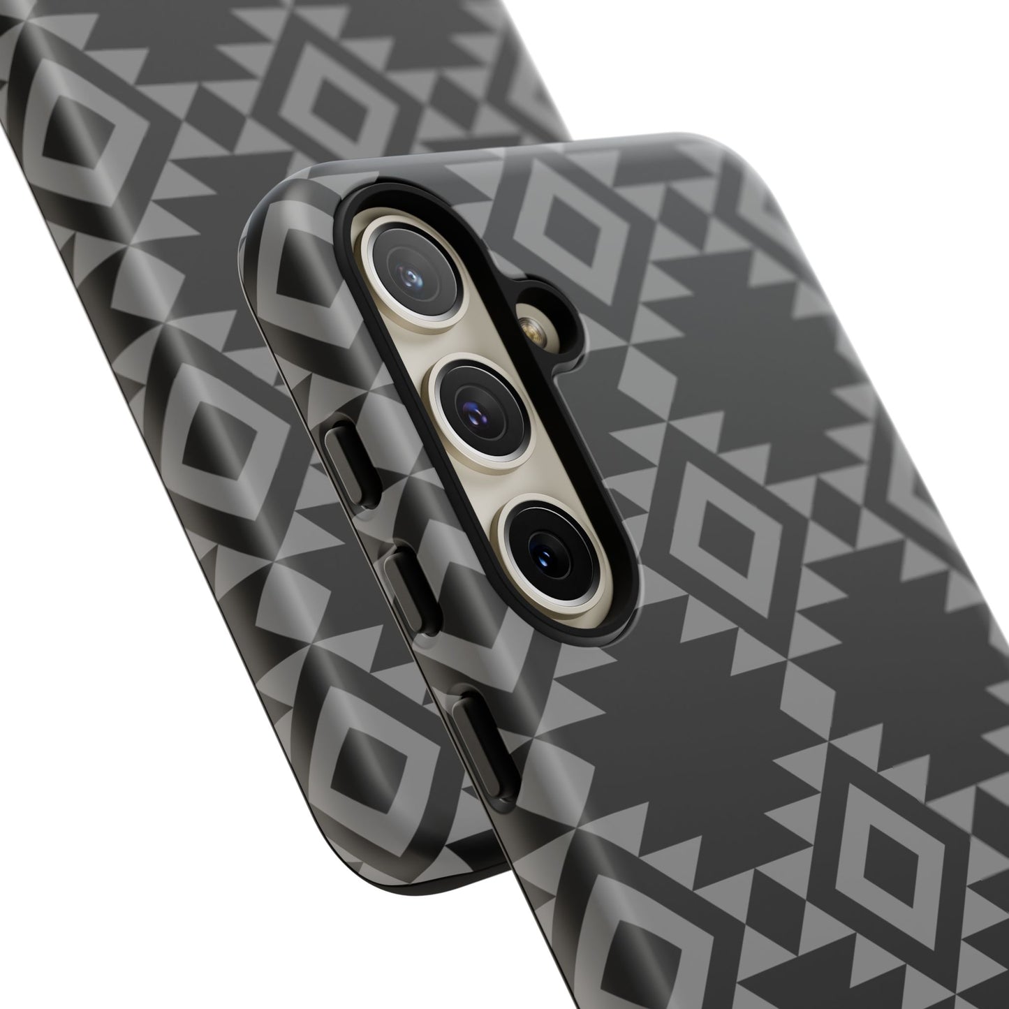 SAMSUNG Tribal Pattern Black and Grey Tough Phone Case | MADE FOR HIM AND HER