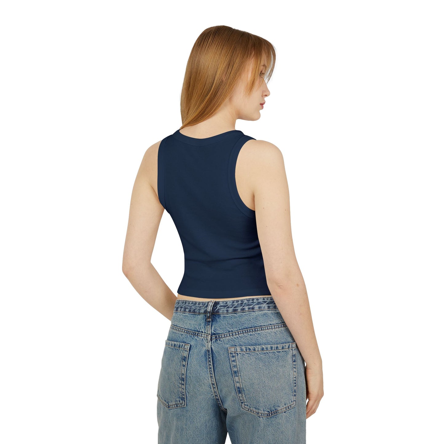 "A Little Bit Dramatic" - Cute Women's Micro Rib Racer Tank Top