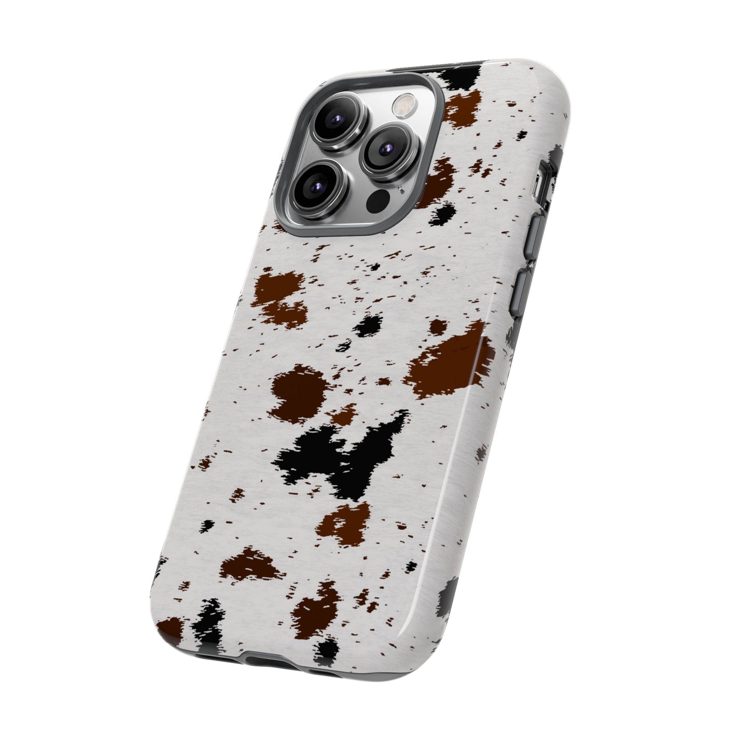 iPHONE Cow Print Tough Phone Case l GIFT FOR HIM AND HER