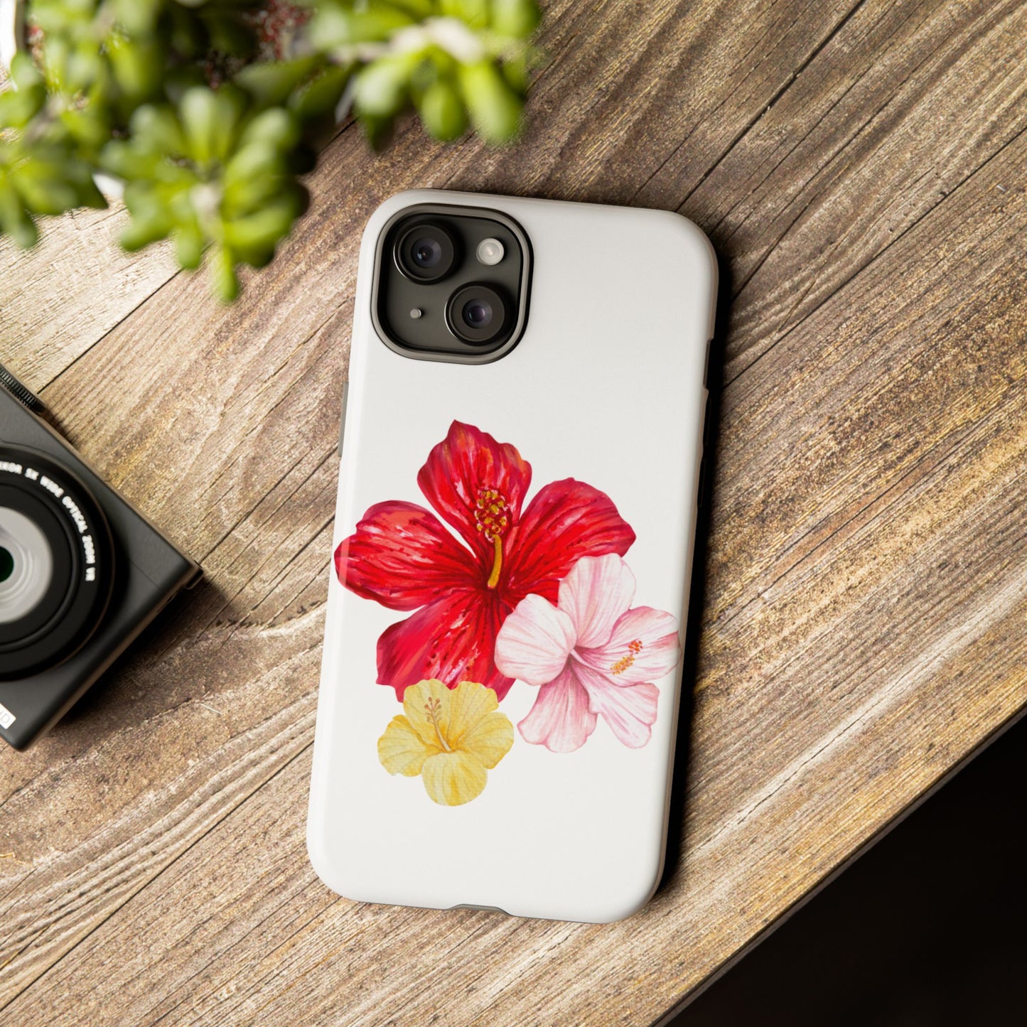 iPHONE Hibiscus Tough Cases l Tropical Vibe