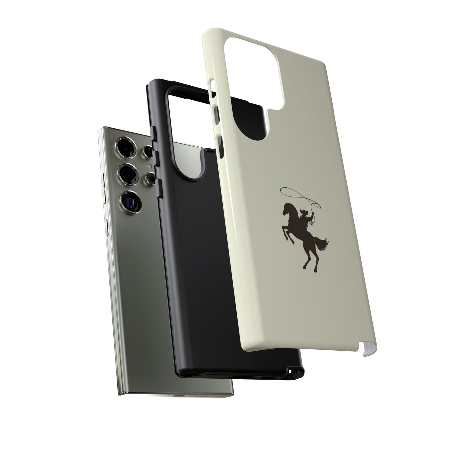SAMSUNG Western Horse Rider Phone Case l Durable Phone Cover, Cowboy Style, Tough Case