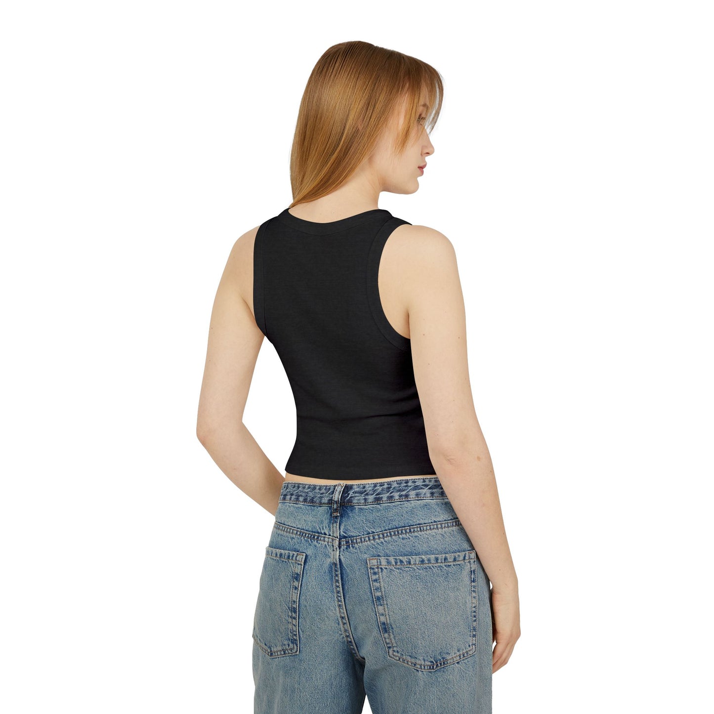 "A Little Bit Dramatic" - Cute Women's Micro Rib Racer Tank Top