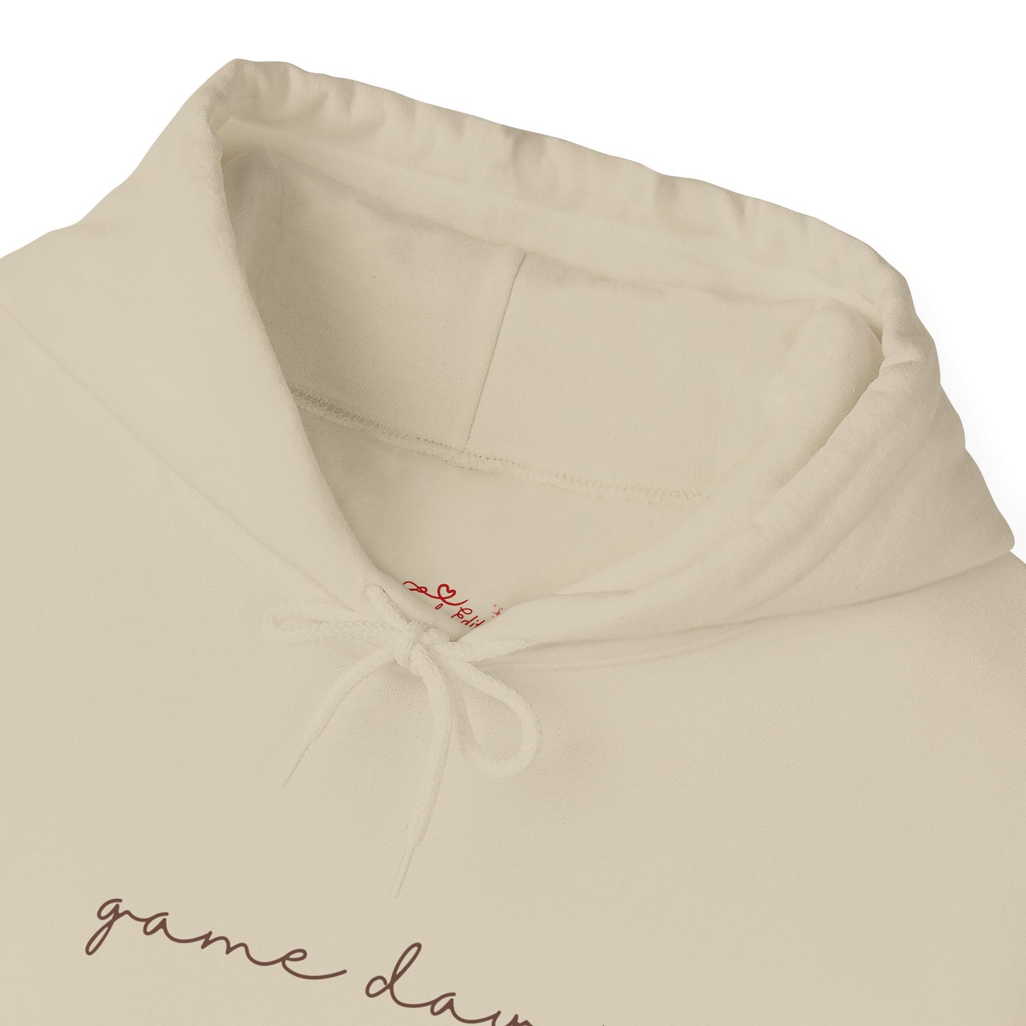 CUSTOMIZABLE "Game Day" Cozy Football Graphic Hoodie - Perfect for Game Day, Casual Wear, Gift for Sports Fans, Unisex Sweatshirt