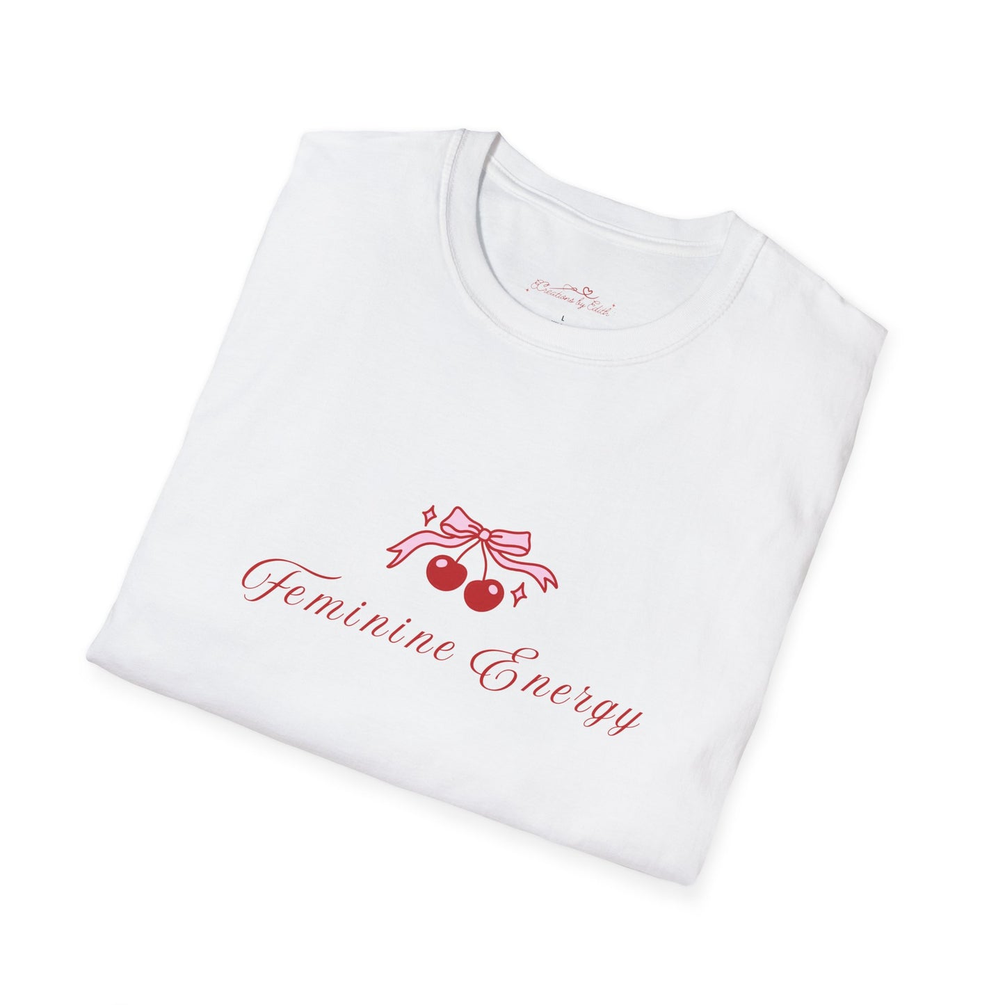 Feminine Energy Unisex Softstyle T-Shirt - Positive Vibes for Everyday Wear