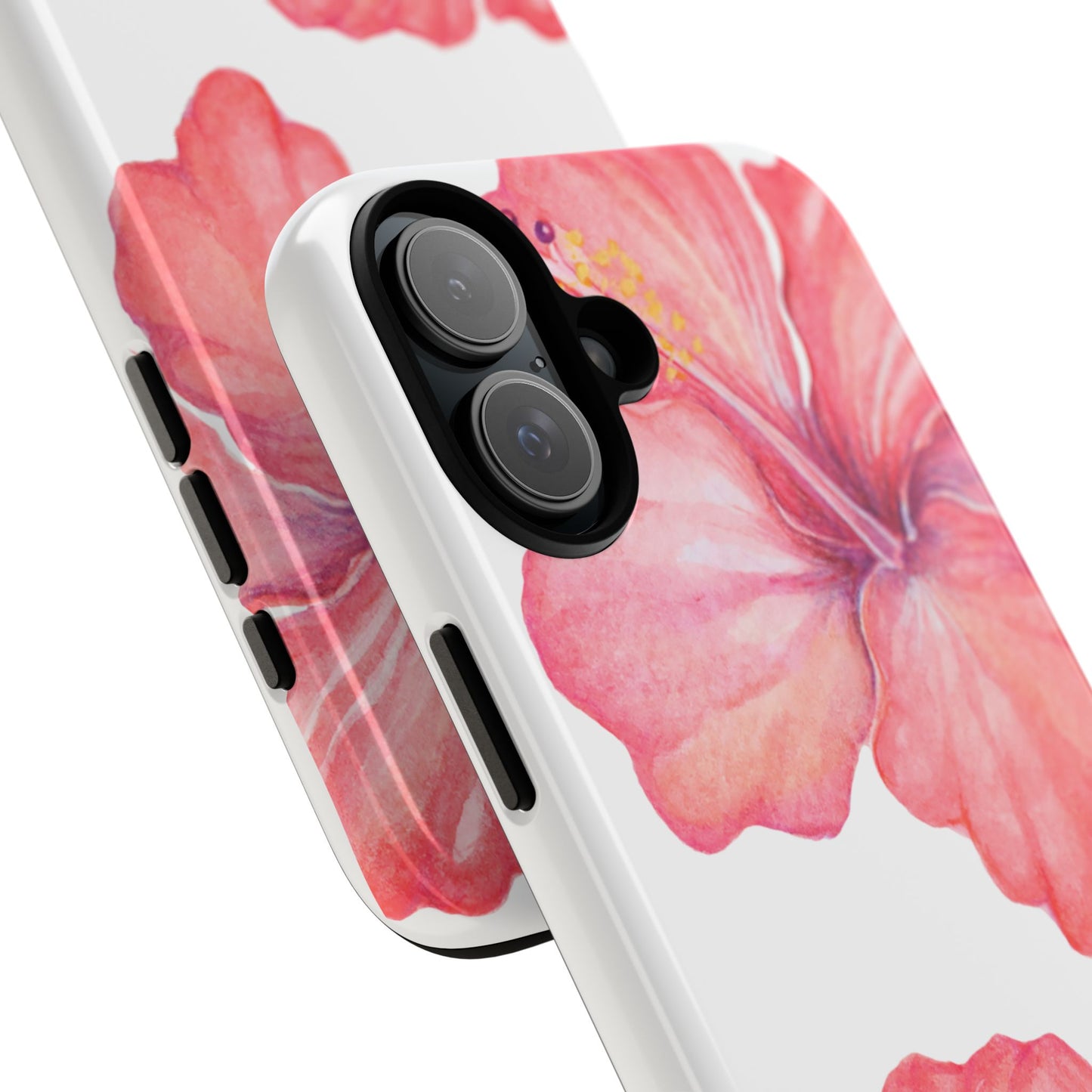 iPHONE Hibiscus Tough Case l Summer Vibe Mobile Case