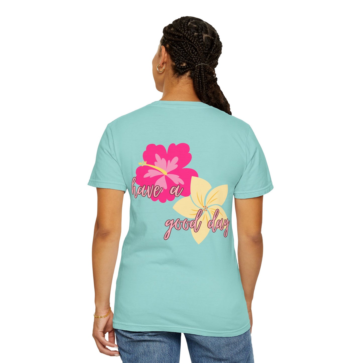 T-Shirt with Floral Print l Cheery Apparel for Summer, Casual Style