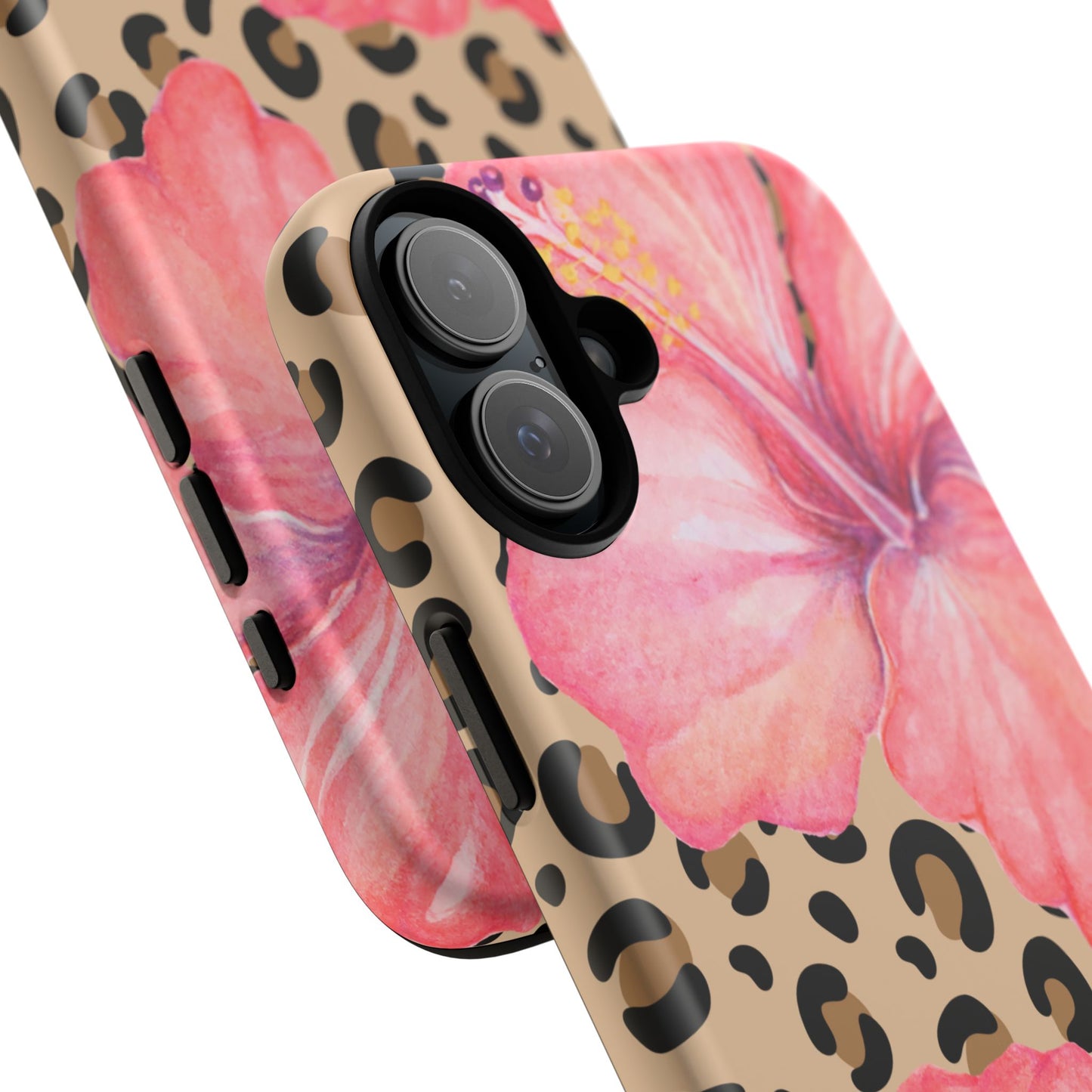 Leopard and Hibiscus iPHONE Tough Cases l Perfect for the Summer