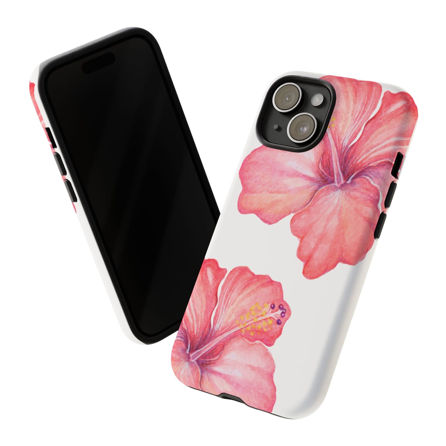 iPHONE Hibiscus Tough Case l Summer Vibe Mobile Case