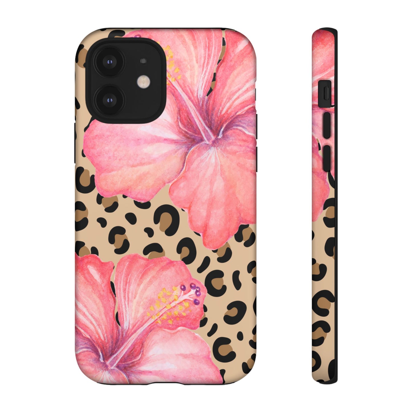 Leopard and Hibiscus iPHONE Tough Cases l Perfect for the Summer
