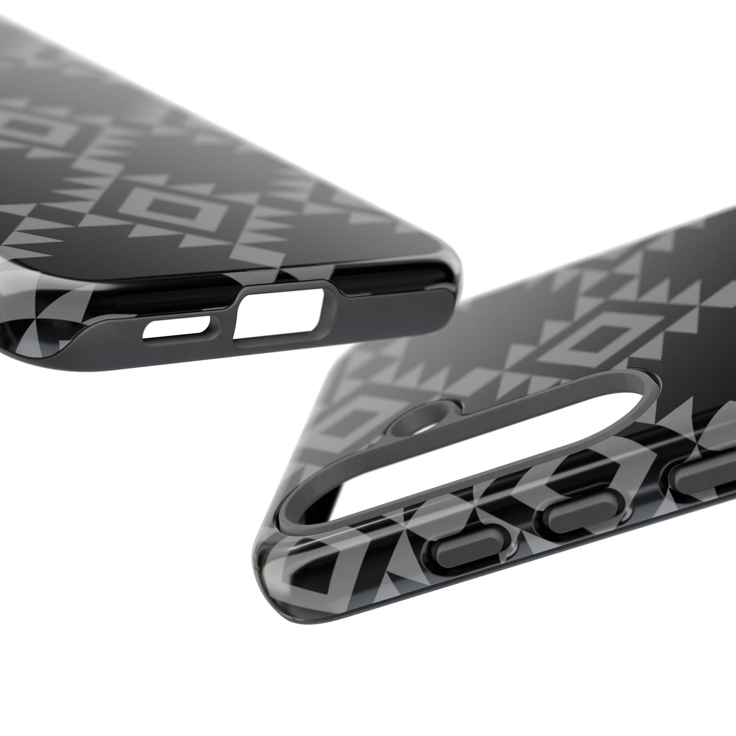 SAMSUNG Tribal Pattern Black and Grey Tough Phone Case | MADE FOR HIM AND HER