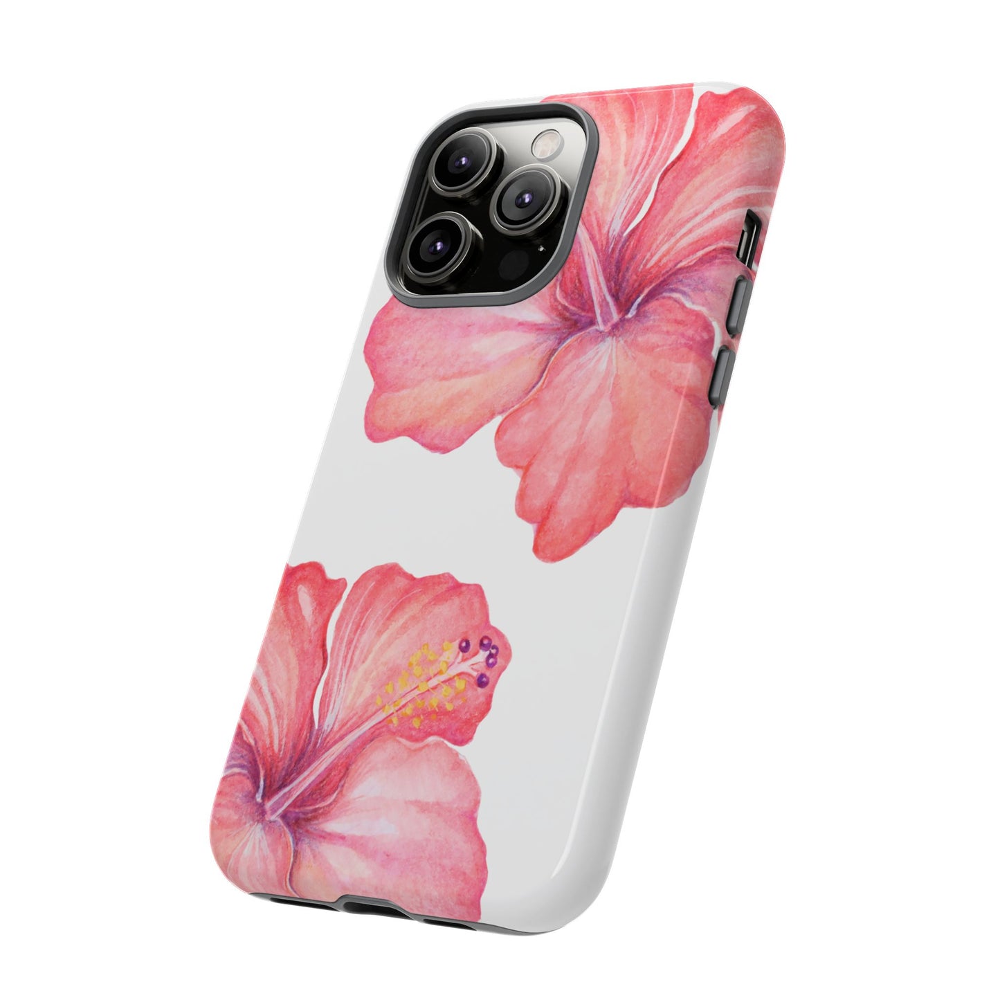 iPHONE Hibiscus Tough Case l Summer Vibe Mobile Case