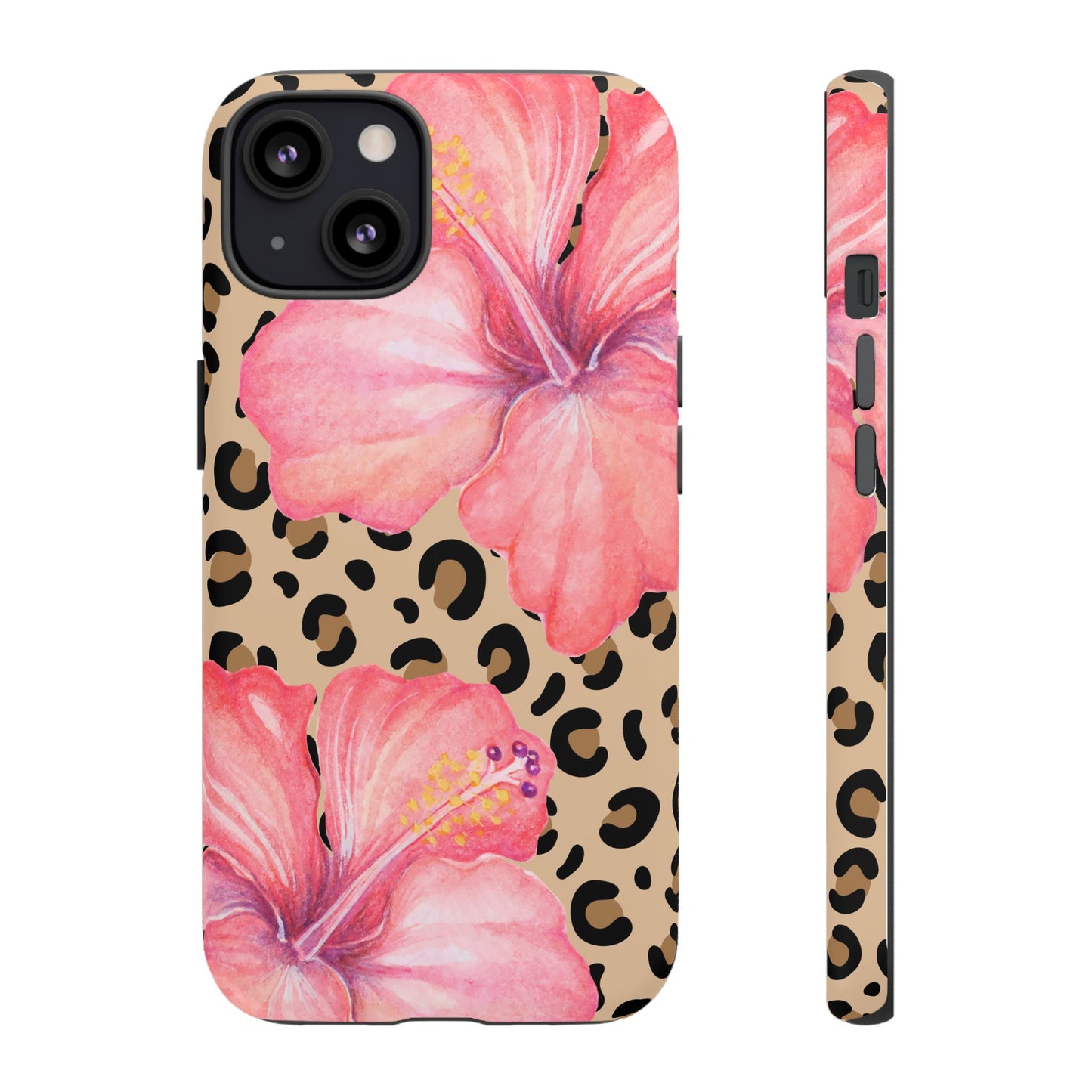 Leopard and Hibiscus iPHONE Tough Cases l Perfect for the Summer