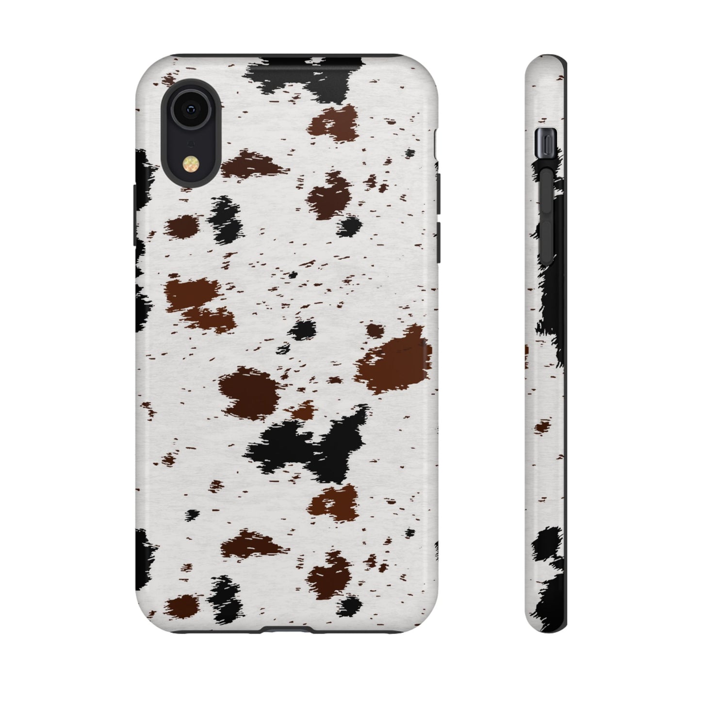 iPHONE Cow Print Tough Phone Case l GIFT FOR HIM AND HER