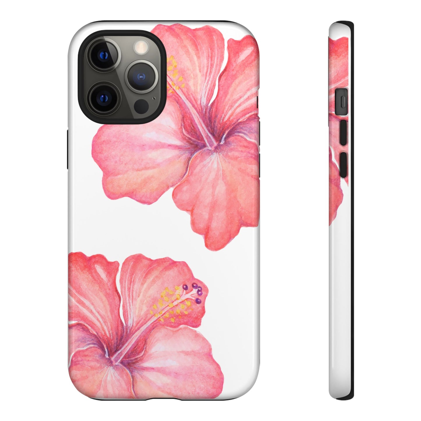iPHONE Hibiscus Tough Case l Summer Vibe Mobile Case
