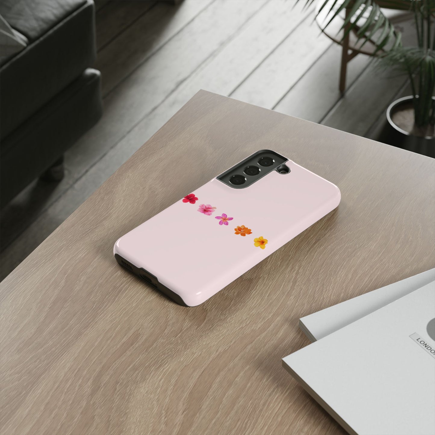 SAMSUNG Flower-Patterned Phone Case l Tough Cases for Women