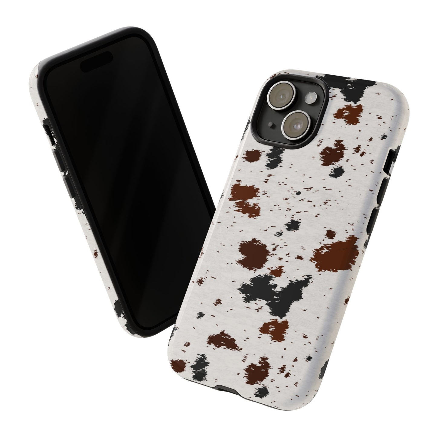 iPHONE Cow Print Tough Phone Case l GIFT FOR HIM AND HER
