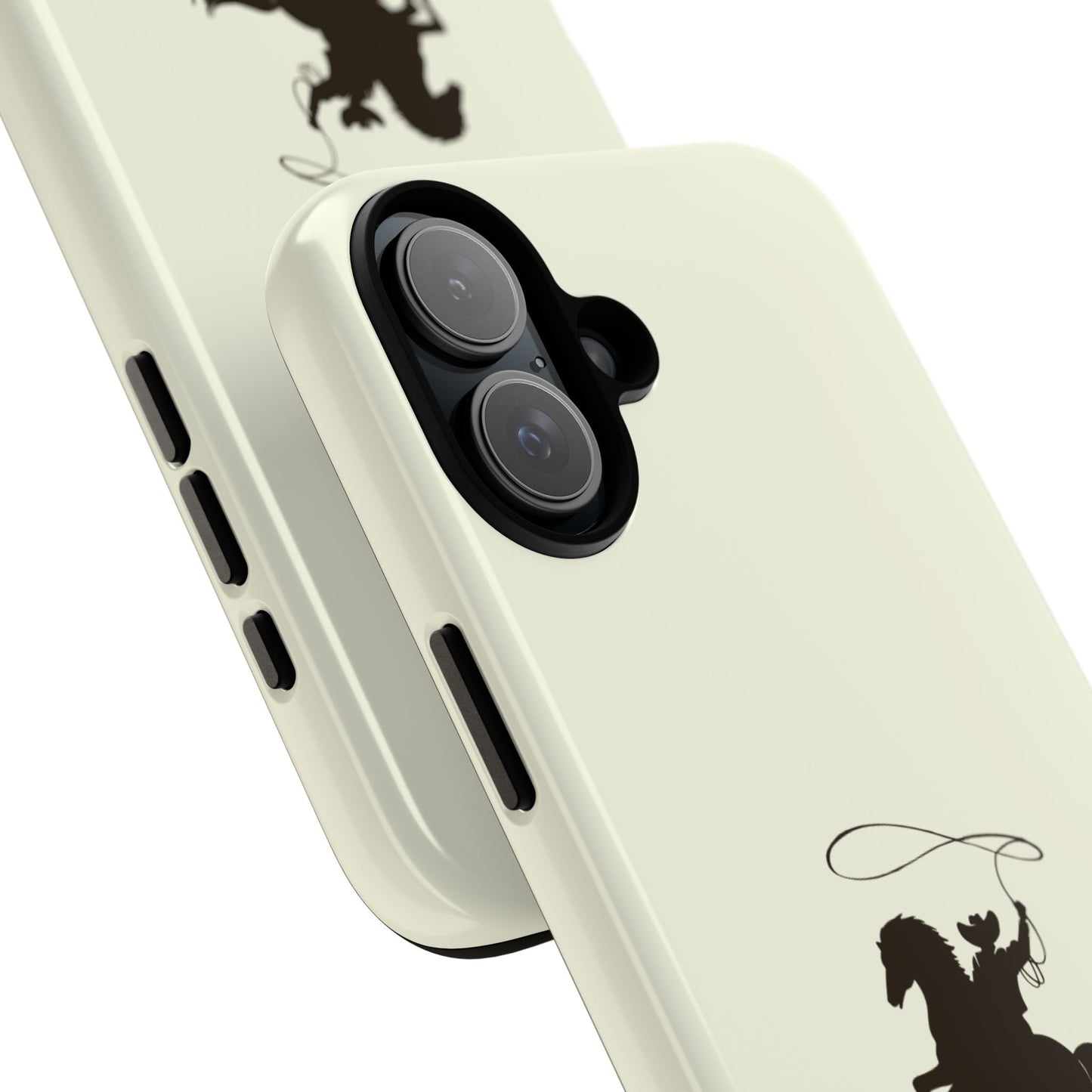 iPHONE Western Horse Rider Phone Case l Durable Phone Cover, Cowboy Style, Tough Case