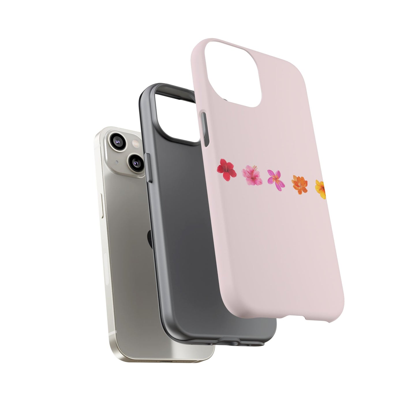 iPHONE Flower-Patterned Phone Case l Tough Cases for Women