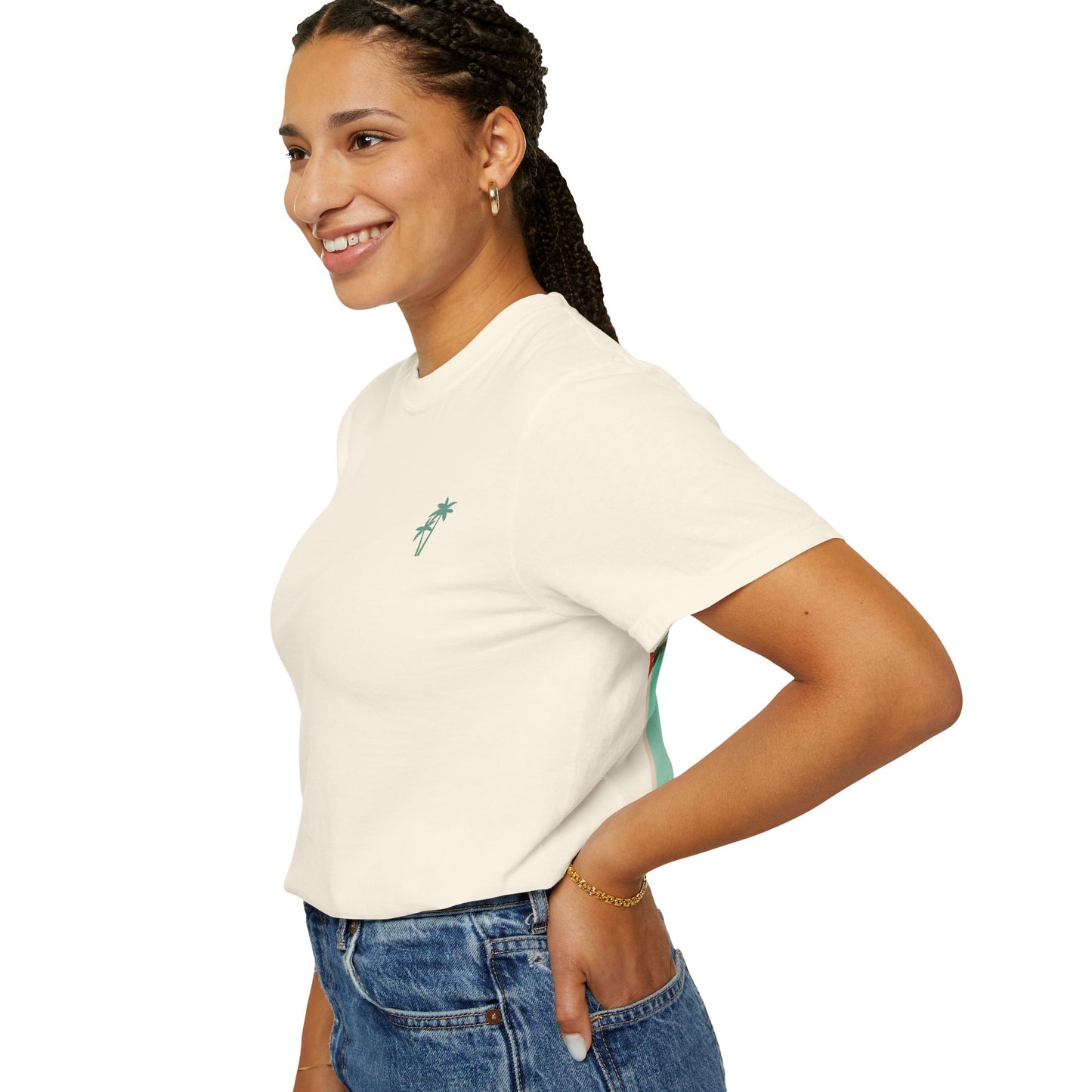 Playa y Amor T-Shirt l Tropical Graphic Tee, Summer Vibes Shirt