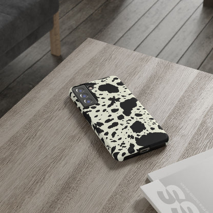 SAMSUNG Cow Print Tough Phone Cases l Durable Protection