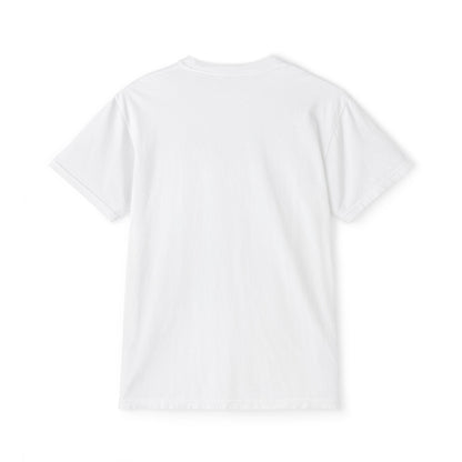 "Wish you were here" Unisex Garment-Dyed Pocket T-Shirt l Casual Everyday Tee, Comfortable Relaxed Fit