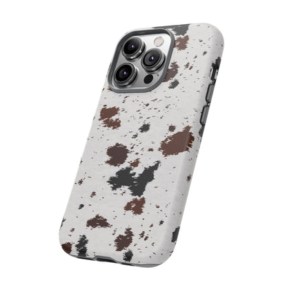 iPHONE Cow Print Tough Phone Case l GIFT FOR HIM AND HER