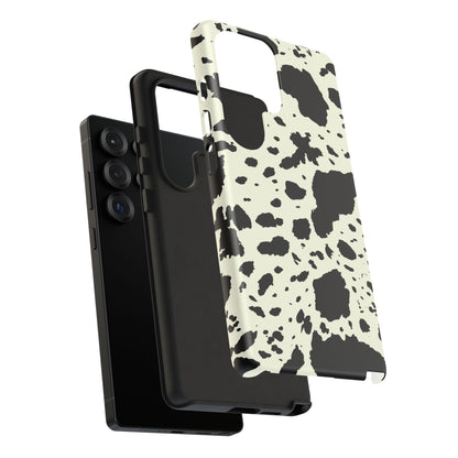 SAMSUNG Cow Print Tough Phone Cases l Durable Protection