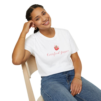 Certified Yapper Unisex Softstyle T-Shirt - Fun & Playful Vibe for Casual Wear