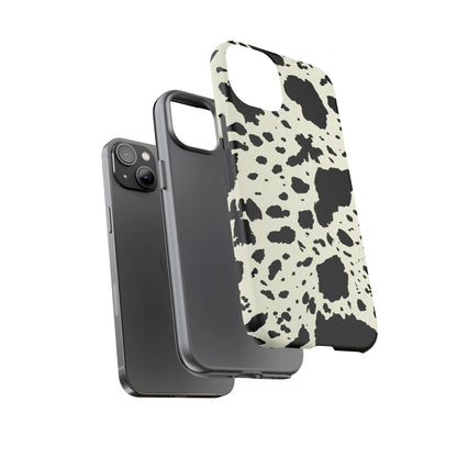 iPHONE Cow Print Tough Phone Cases l Durable Protection