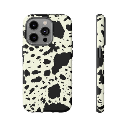 iPHONE Cow Print Tough Phone Cases l Durable Protection