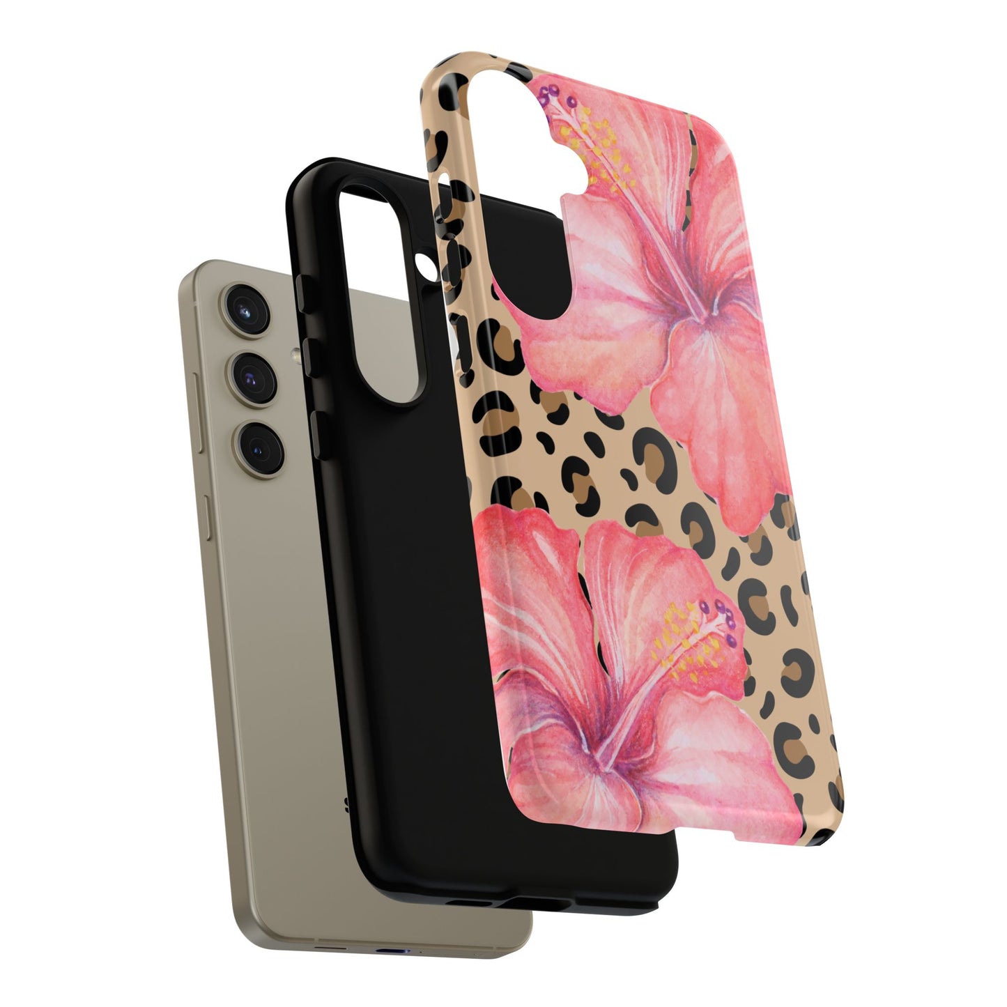 Leopard and Hibiscus SAMSUNG Tough Cases l Perfect for the Summer