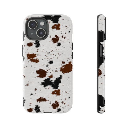 iPHONE Cow Print Tough Phone Case l GIFT FOR HIM AND HER