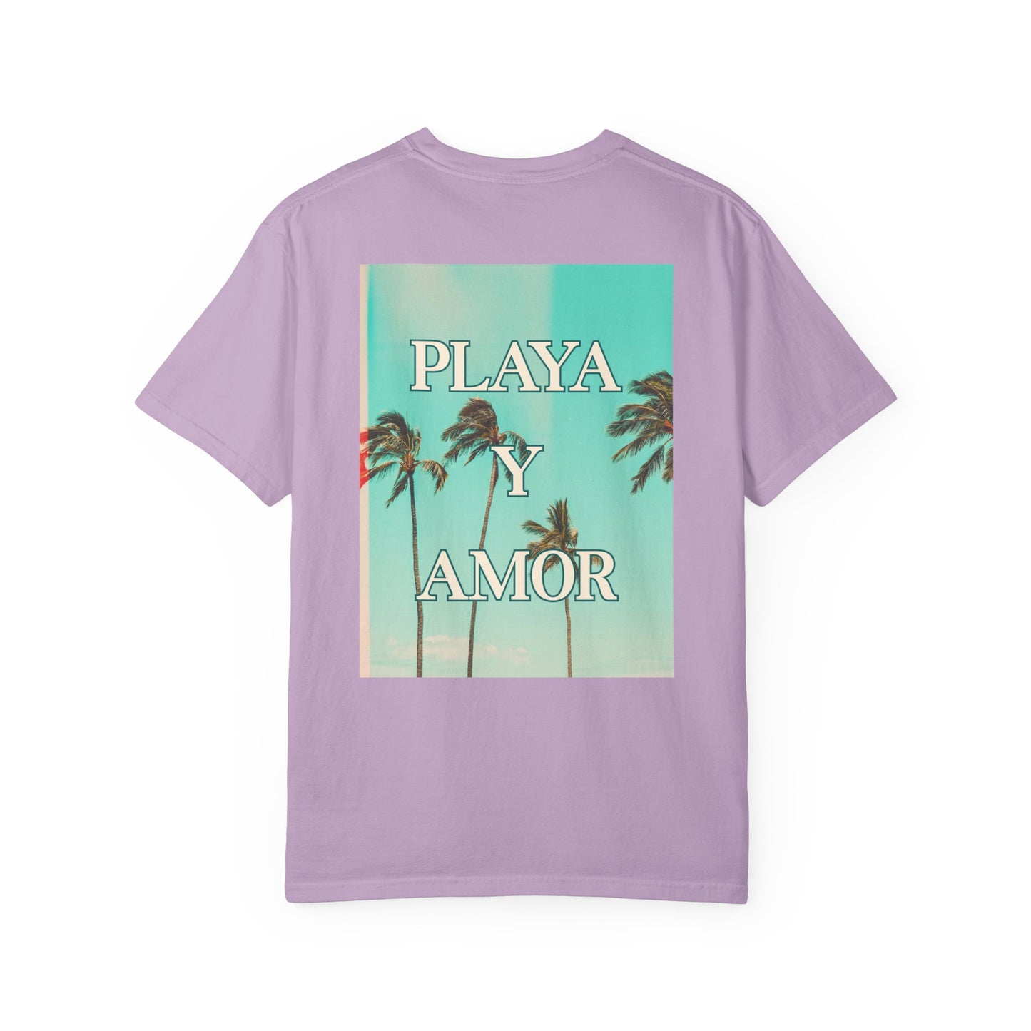 Playa y Amor T-Shirt l Tropical Graphic Tee, Summer Vibes Shirt