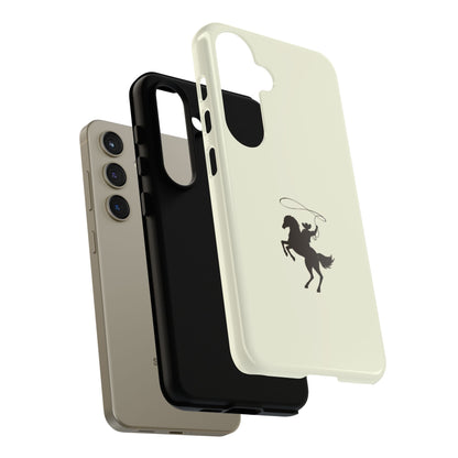 SAMSUNG Western Horse Rider Phone Case l Durable Phone Cover, Cowboy Style, Tough Case